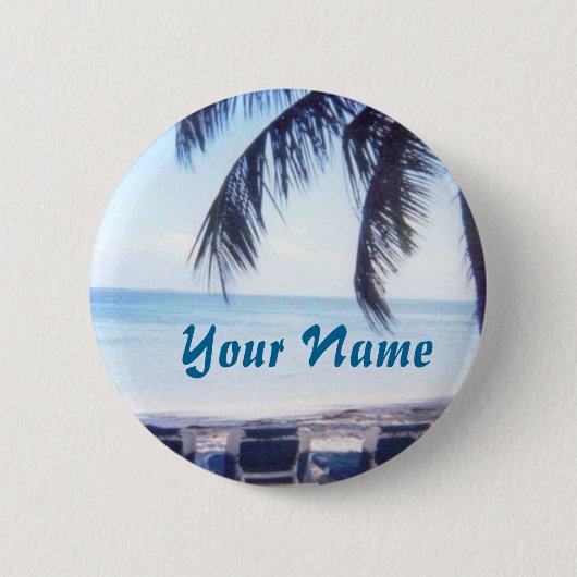 Strand-Namensknopf Button (Vorderseite)