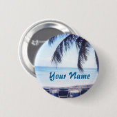 Strand-Namensknopf Button (Vorne & Hinten)