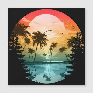 Strand Natur Landschaft Sommerurlaub Geschenk Magnetkarte