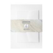 Strand / Nautic Dead Sea Salt Clay Handgemachte Se Einladungsbanderole (Vorderseite Beispiel)