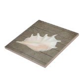 Strand Nautic Seashell Conch Tropical Island Holz Fliese (Seite)