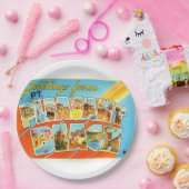 Strand-New-Jersey NJ Pints angenehme Vintage Pappteller (Party)