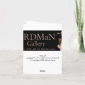 Strand - Note Card Karte (Rückseite)