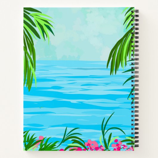 Strand Notizblock (Rückseite)