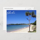 Strand Nusa dua bali Postkarte (Vorne/Hinten)