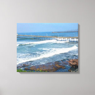 STRAND OCEAN, KALIFORNIEN Leinwand