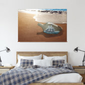 STRAND OCEAN SCHIFFSFLASCHE STRETCHIERTE LEINWAND (Insitu (Schlafzimmer))