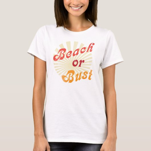 Strand oder Fehlschlag T-Shirt (Vorderseite)