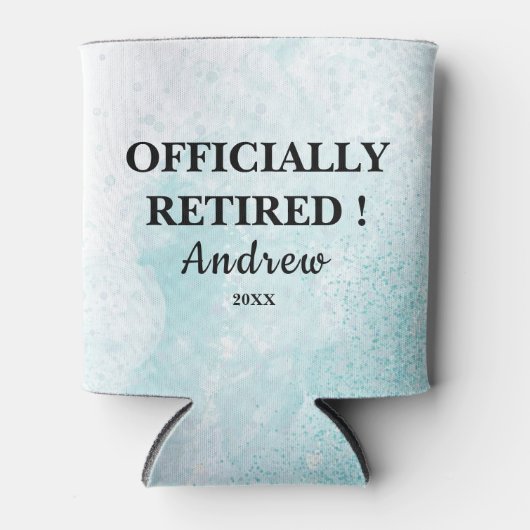 Strand oder Pool oder Party für die Sommerpensioni Dosenkühler (Vorderseite)