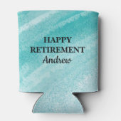 Strand oder Pool oder Party für die Sommerpensioni Dosenkühler (Rückseite)