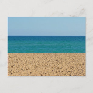 Strand, Ozean, Himmel Postkarte