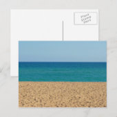 Strand, Ozean, Himmel Postkarte (Vorne/Hinten)