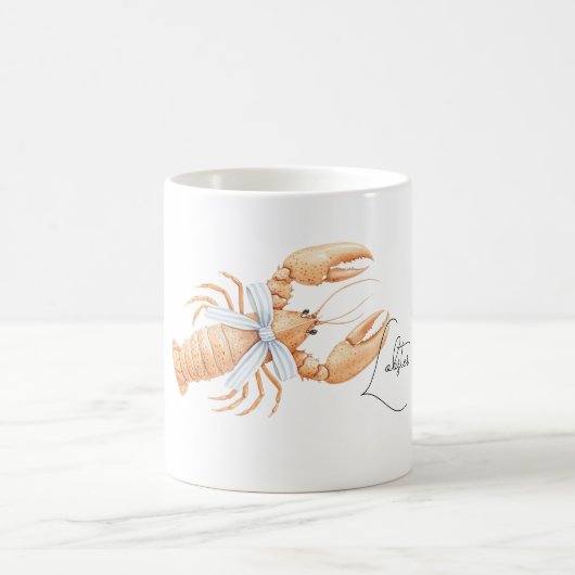 Strand Ozean Hummer Kaffeetasse (Mittel)