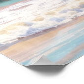 Strand Ozean Kunstposter Poster (Ecke)