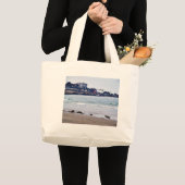 Strand-Ozean La Jolla Jumbo Stoffbeutel (Vorderseite (Produkt))