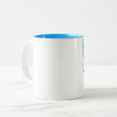 Strand-Ozean-Leben-Tasse Zweifarbige Tasse (Vorderseite Links)