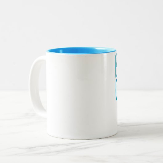 Strand-Ozean-Leben-Tasse Zweifarbige Tasse (Vorderseite Links)