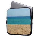 Strand, Ozean, Sky Laptop Sleeve (Vorderseite Links)