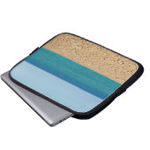 Strand, Ozean, Sky Laptop Sleeve (Vorne Knopf)