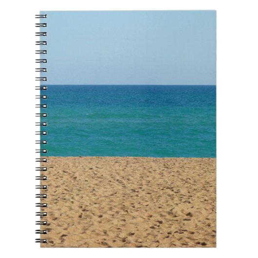 Strand, Ozean, Sky Notebook Notizblock (Vorderseite)