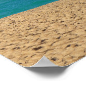 Strand, Ozean, Sky Poster (Ecke)