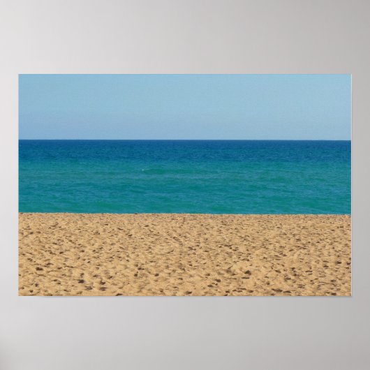 Strand, Ozean, Sky Poster (Vorne)