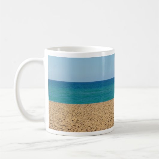 Strand, Ozean, Sky Tasse (Links)