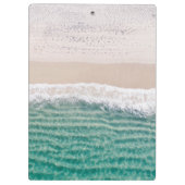 Strand-Ozean-Szene Ihren Namen hinzufügen Klemmbrett (Rückseite)