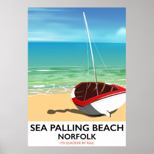 Strand Palling Beach Norfolk Poster