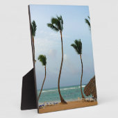 Strand-Palme Fotoplatte (Seite)