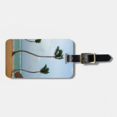 Strand-Palme Gepäckanhänger (Vorderseite horizontal)