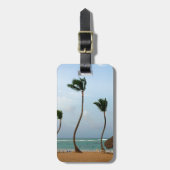 Strand-Palme Gepäckanhänger (Vorderseite vertikal)