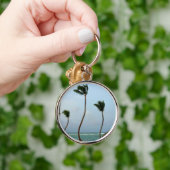 Strand-Palme Schlüsselanhänger (Hand)