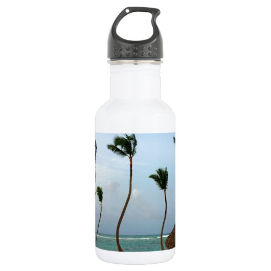 Strand-Palme Trinkflasche (Vorderseite)