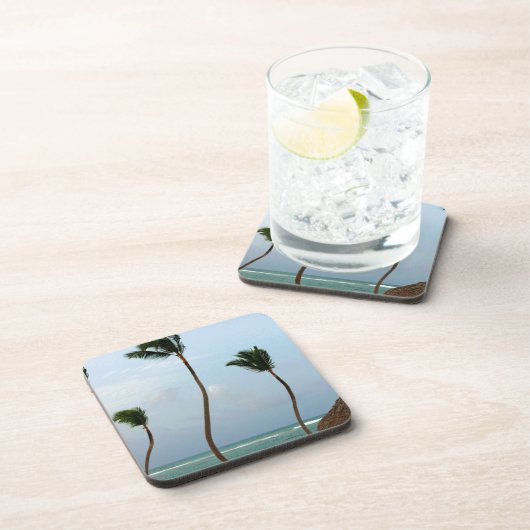 Strand-Palme Untersetzer (Rechte Seite)