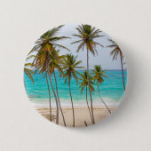 Strand-Palmen Button (Vorderseite)