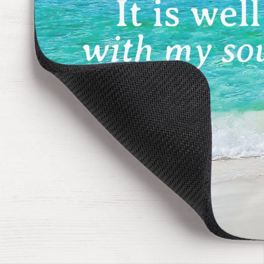 Strand Palmen Es ist gut mit meinem Soul Inspirati Mousepad (Ecke)