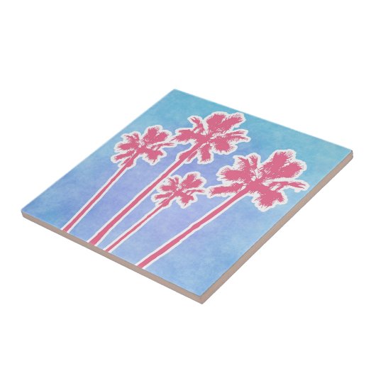 Strand-Palmen Fliese (Seite)