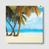 Strand, Palmen, Hochzeiten im Ozean Gästebuch (Rückseite)