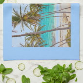 Strand-Palmen Küchentuch (Gefaltet)