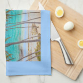 Strand-Palmen Küchentuch (Viertel Falte)