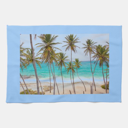 Strand-Palmen Küchentuch (Horizontal)
