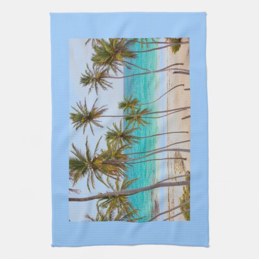 Strand-Palmen Küchentuch (Vertikal)