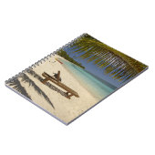 Strand, Palmen & Liegestühle Notizblock (Linke Seite)