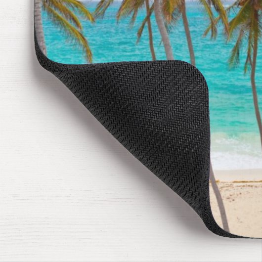 Strand-Palmen Mousepad (Ecke)
