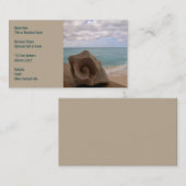 Strand-Paradies des Seashell-| Visitenkarte (Vorne/Hinten)