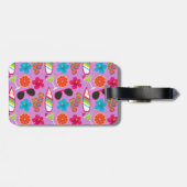 Strand-Party drehen Reinfall-Sonnenbrillen lila Gepäckanhänger (Rückseite horizontal)