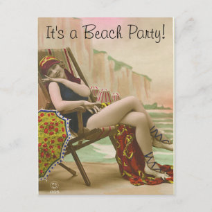 Strand-Party Einladung