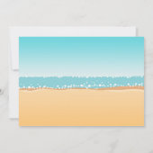 Strand-Party-Strandgeburtstag Strandeinladung Einladung (Rückseite)