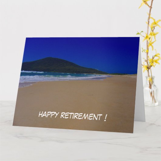 Strand-Pension groß Karte (Gelbe Blume)